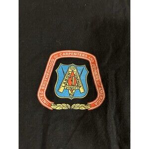 VINTAGE Y2K United Brotherhood of Carpenters NYC Emblem SS TShirt Size XL